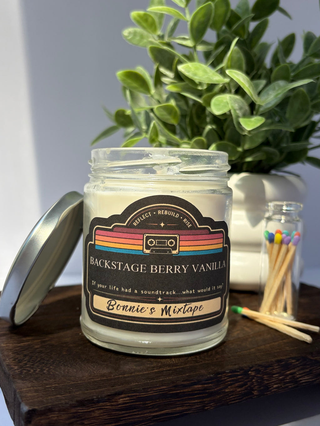 Backstage Berry Vanilla 7 oz. 100% Soy Wax Candle