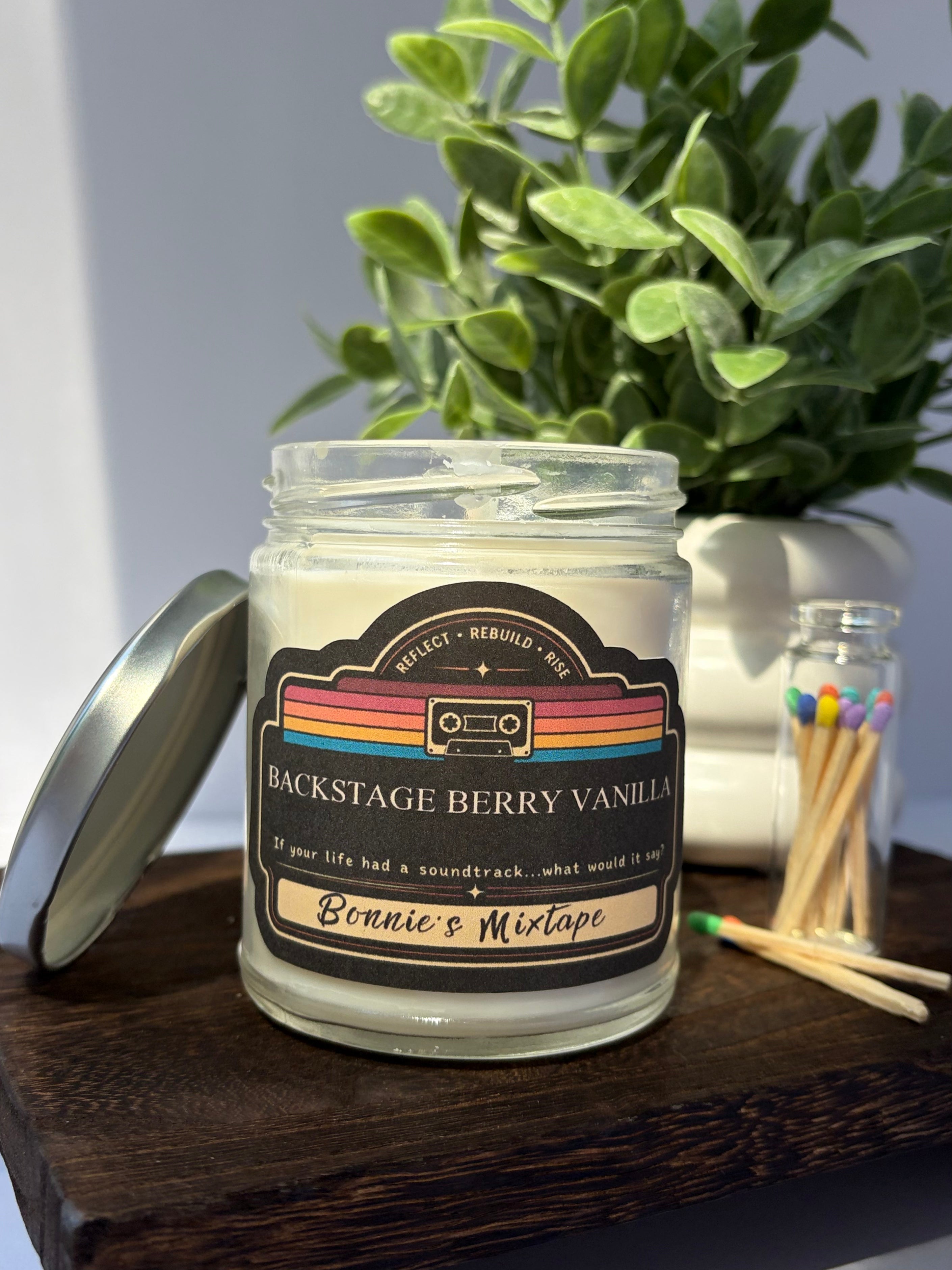 Backstage Berry Vanilla 7 oz. 100% Soy Wax Candle