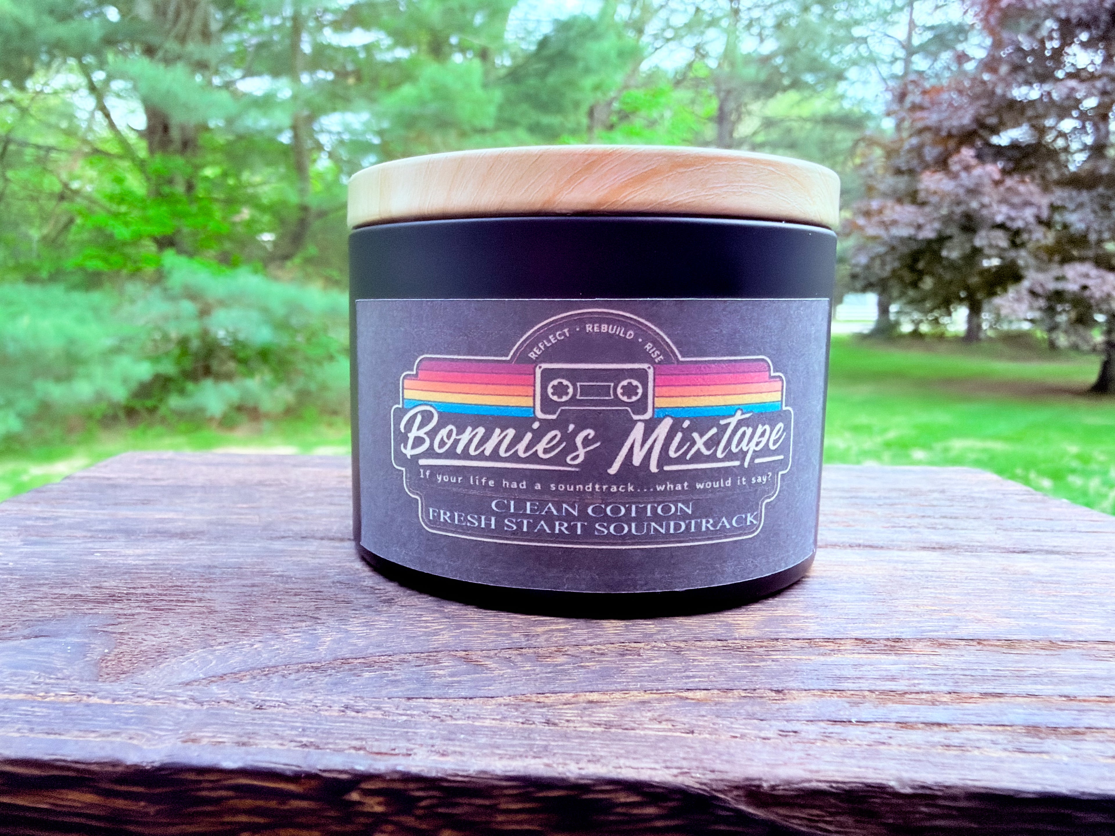 Fresh Start Soundtrack Clean Cotton 6 oz. 100% Soy Wax Candle