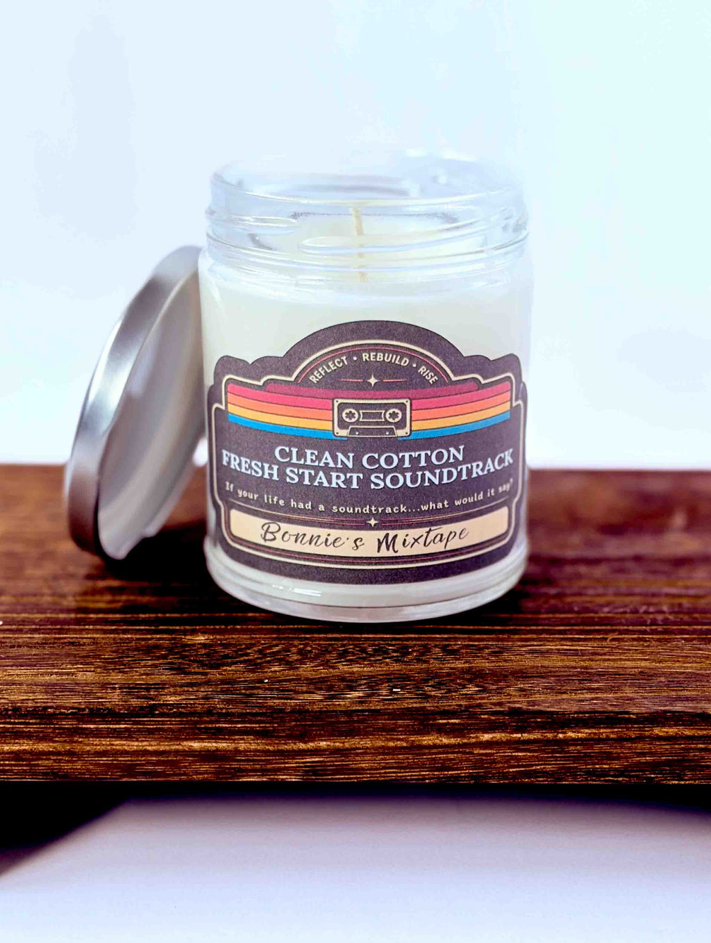 Fresh Start Soundtrack Clean Cotton 7 oz. 100% Soy Wax Candle