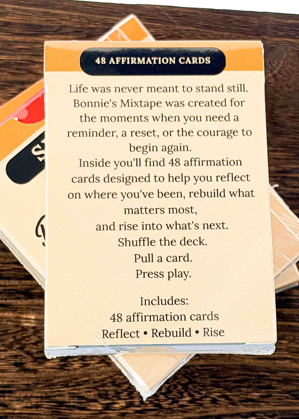 Reflect • Rebuild • Rise Affirmation Card Deck